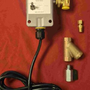 AUTODRAIN w/VALVE-STRNR - 1/4"