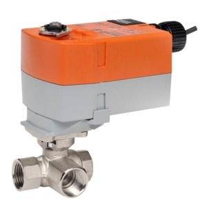 1/2" CCV 3W 1.2Cv with 24V SR Modulating Actuator