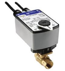Johnson 1/2" Valve 2W 4.6Cv NO with 24VAC NSR Actuator 3-Wire Floating Bronze Body with Brass Trim