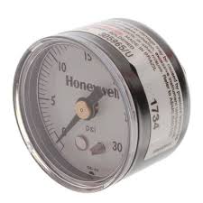 Honeywell 1-1/2" Gauge 0-30# 1/8" Conn