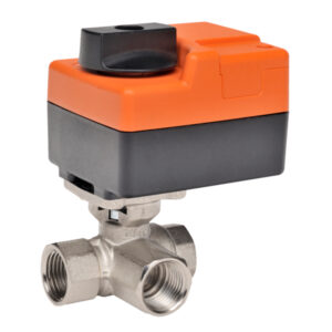1/2" CCV 3W 0.8Cv with 24V NSR Actuator On/Off/Floating Terminal