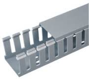 Wire Duct 2.25" x 2.25" x 6.5' Gray with Cover