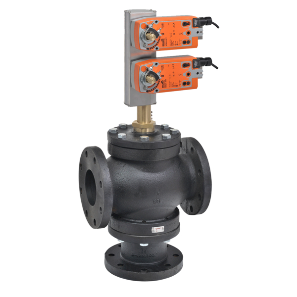 4" Globe Mixing Valve 3W 190 CV With