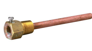 Copper Well 1/4" Deep 4" Long
