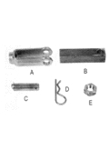 Ap331 Clevis Pin For #4,#6