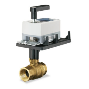 1" Ball Valve 2W 63Cv NO 0-10V w/NSR Actuator