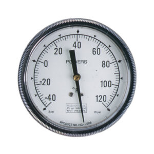Receiver Gauge 3-1/2" Pneumatic 0-100F