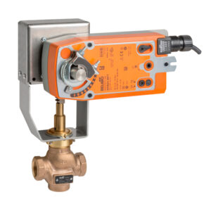 2" Globe Valve 2W 40Cv ANSI Class 250 with Actuator 24-24VAC/24-125VDC On/Off