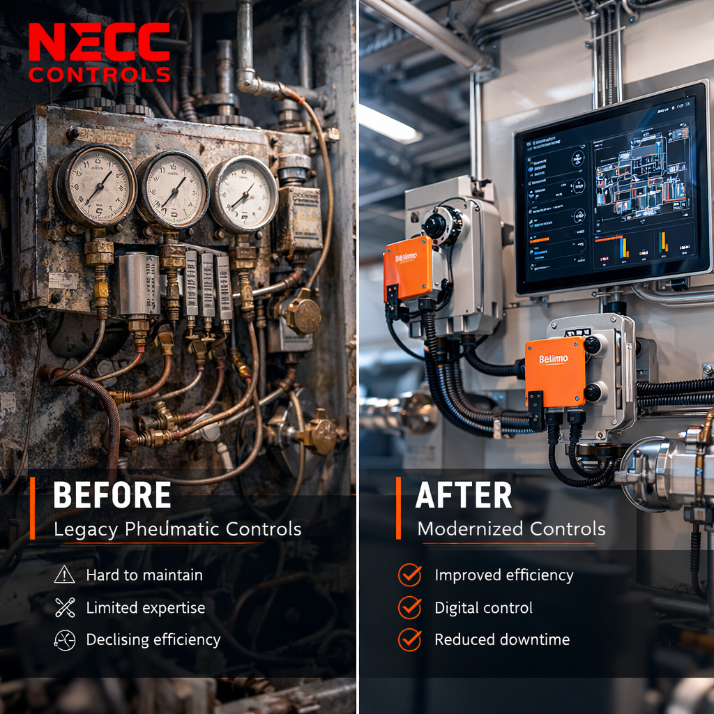 Pneumatic Legacy & Hybrid HVAC Controls | NECC Controls | HVAC Parts ...